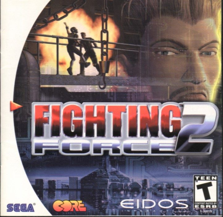 Fighting Force 2 box art for Sega Dreamcast